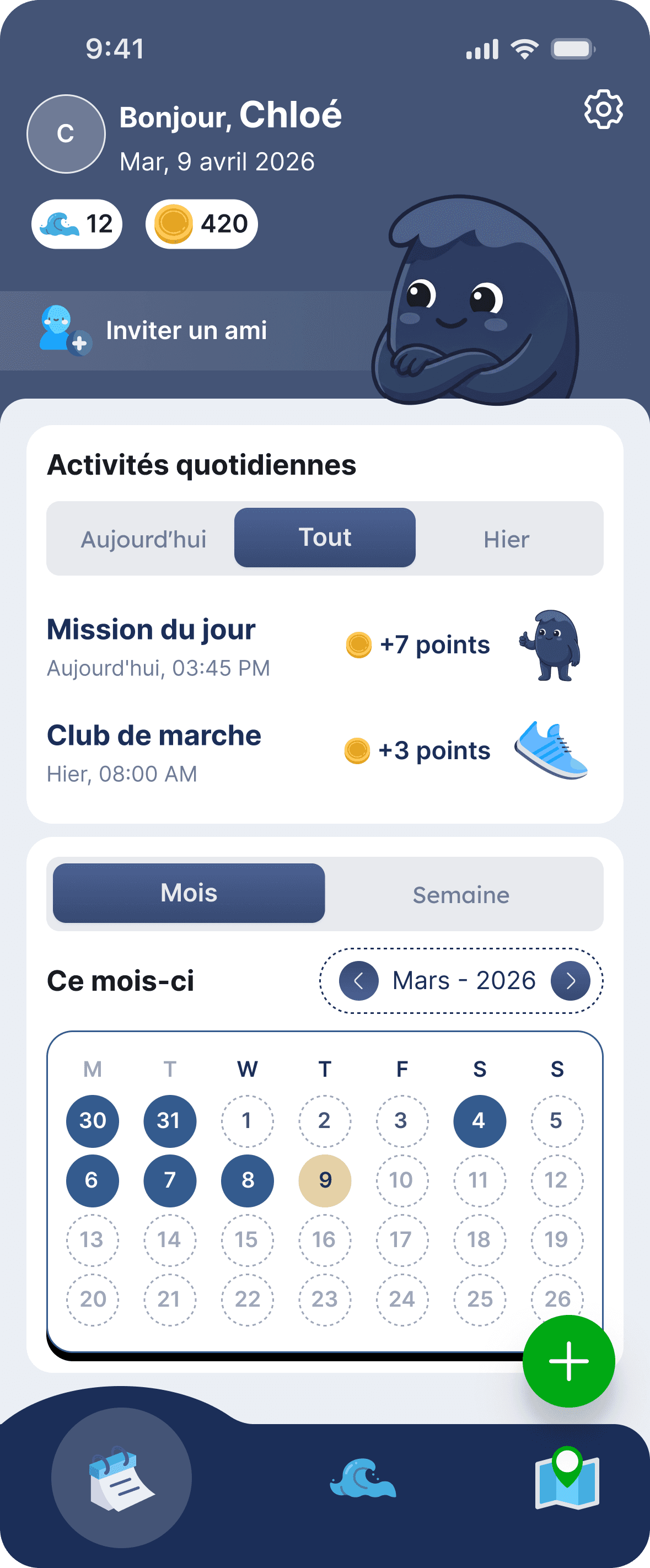 Agenda &amp; activités libres